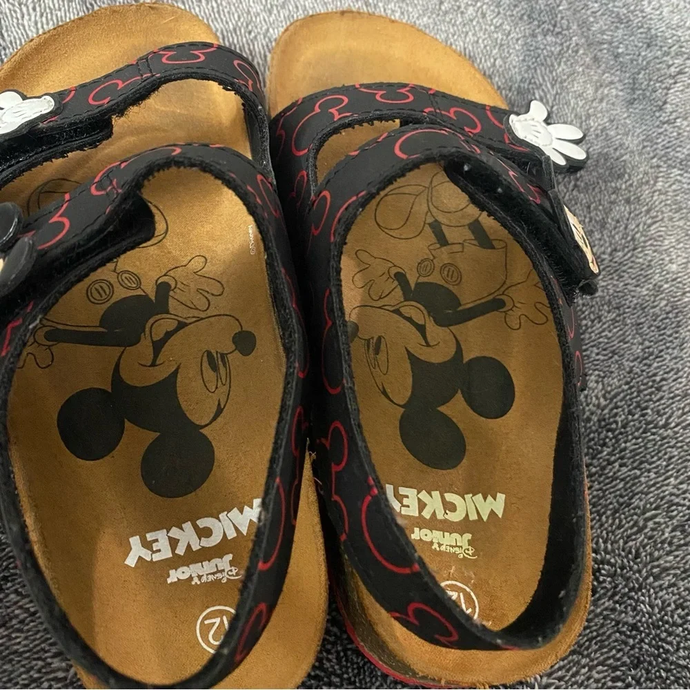 Mickey Mouse Kids Sandals - Black and Red‎